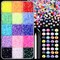 8,000pcs 3mm Resin Jelly Rhinestones – Flat-Back Rainbow Gems with AB Coating, Colorful Crystal Gemstones for Nail Art, DIY, Clothing, Shoes, and Bedazzling Projects